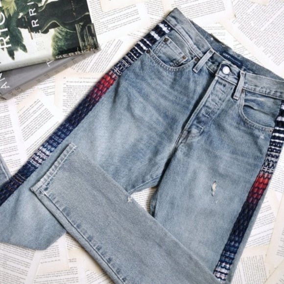 levi's side stripe jeans womens